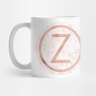 Rose Gold Marble Zeta Mug